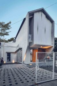 desain arsitektur rumah industrial minimalis yang simpel